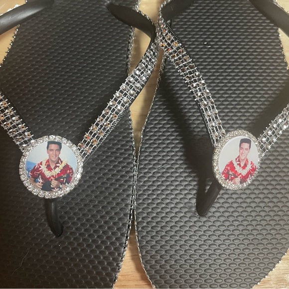 Elvis Presley flip flops - Picture 1 of 1